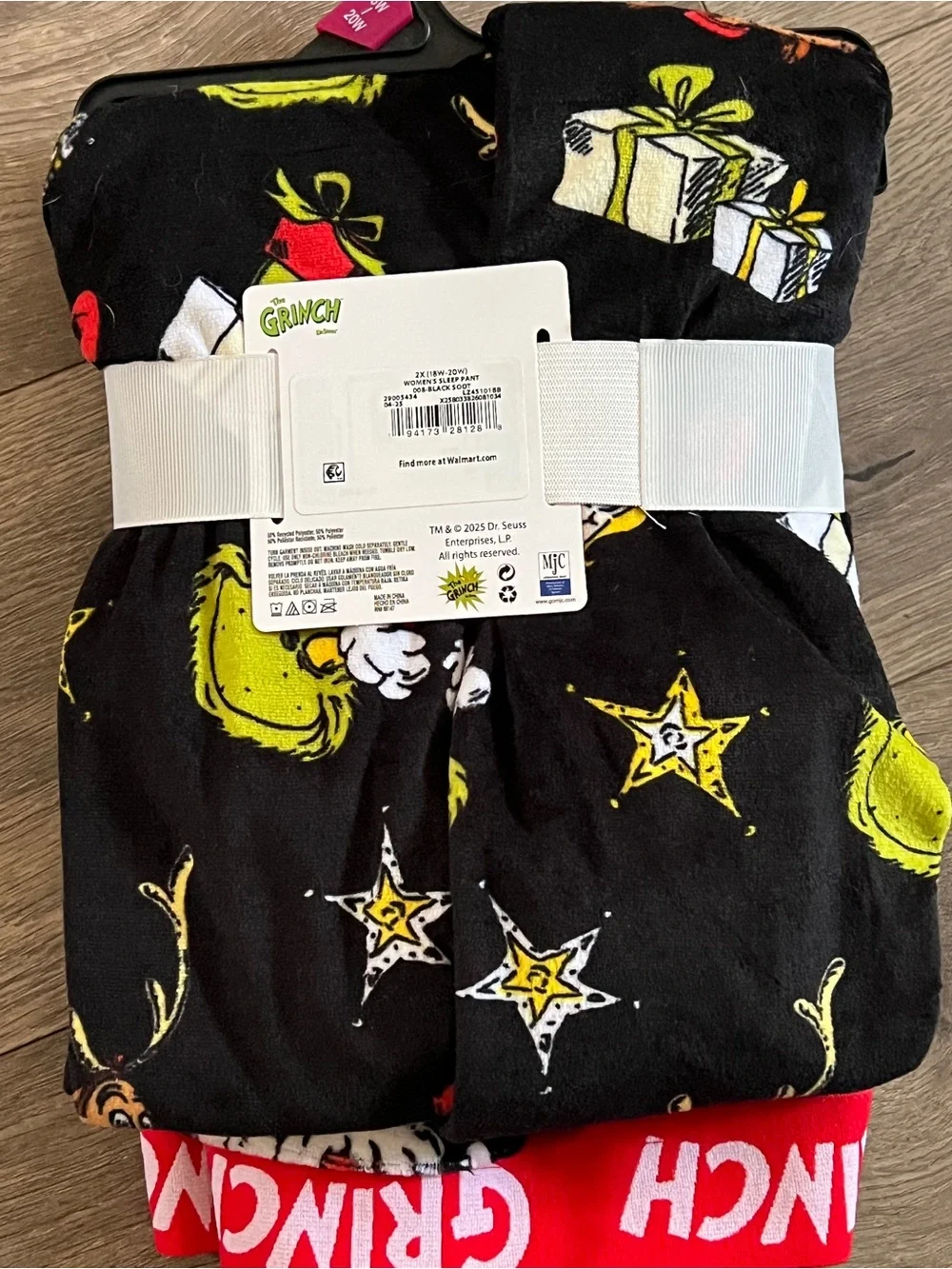 The Grinch Sleep Pants Size 2X (18 W -20 W) New